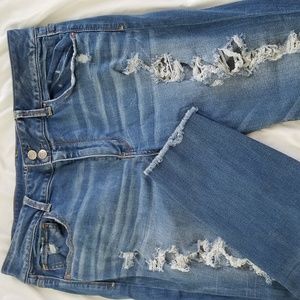 Destroyed Cropped Jeggings